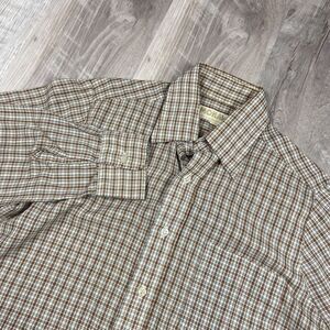Vitntage Mohawk Flannel Shirt Mens Small 14-14.5 Plaid Lightweight‎